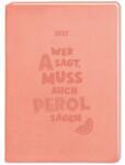 Grafik Werkstatt German editionbyGRAFIK WERKSTATT Das Original Editor Terminplaner Lederlook A6 2027 Peach határidőnapló