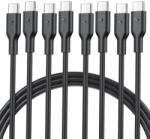 RAMP0W RAMPOW USB-C kábel 4 db, 1m, 60W PD3.0, iPhone 16/15, Samsung, iPad