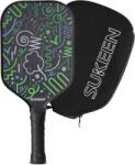 Sukeen T700 Szénszálas Pickleball Ütő - 16 mm Polipropilén Méhsejt Maggal, Forgás és Kontroll Fókusszal, 14 cm Kényelmes Markolattal, Felnőt (T700)