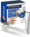 Schwaiger alumínium SAT fali tartó 45 cm műholdas antenna tartó WAH25A WAH35A WAH45A MAL30A (WAH45A)