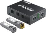 Sodola 10G SFP+ Media Converter szett 10GBase-T és 10GBase-SR optikai modulokkal