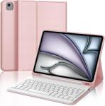 SENGBIRCH iPad Air 11" (M2) 2024 tok AZERTY billentyűzettel - világos rózsaszín