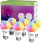 GY okos LED izzó E27 A60 9W 850 lm RGB WiFi 2, 4 GHz - 6 db