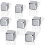 Sigel BeBoard B3101 neodím kockamagnes, ezüst - 8 db-os készlet (B3101)