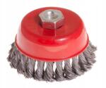 Mastertool Elülső drótkefe fonott drót Ø 100 mm M14 (19-7010)