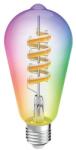 Hama Smart LED izzó E27 ST64 filament RGB+fehér, dimmelhető, Matter