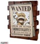 Plastoy One Piece Monkey D. Luffy Wanted plakátos persely - PVC - 16 cm