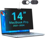 STARY Mágneses Betekintésvédő Fólia MacBook Pro 14.2" (2021-2024) M4/M3/M2/M1 - Tükröződésmentes, Kékfény Szűrő, Ujjlenyomatmentes Képernyőv