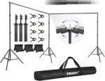 EMART EM-BS2160 fotóháttér-állvány, 308° forgócsatlakozóval - 6x2, 1 m