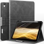 AUAUA iPad Air Tok 10.9-11" - Szürke Védőtok Apple Pencil Tartóval, Automatikus Alvás/Ébresztés Funkcióval, PU Bőr Borítás iPad Air 4/5 Gene