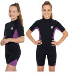 Summshall 2 mm-es gyerek rövid neoprén búvárruha, UV-védelemmel - kék