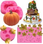 Reakoo Szilikon Halloween Tök és Juharlevél Sütőforma Szett - 3D Süteménydíszítő