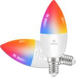 ANTELA Smart E14 LED izzó WiFi, RGB, dimmelhető, 2700-6500K - 2 db