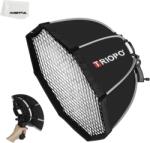 AMBITFUL 120 cm Oktagon Softbox Esernyő Speedlite Vaku Méhsejt Ráccsal
