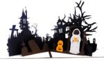 Innbox 3D Halloween Parti Meghívó - Felnyíló Üdvözlőkártya és Ajándékkártya