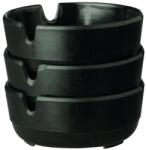 APS hamutál szett fekete melamin - 8 cm - 3 db