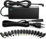 SUNYDEAL 90W univerzális laptop töltő HP, Lenovo, ASUS, Acer, Dell, Medion - 15 csatlakozóval (90W)