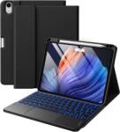 Vobafe billentyűzetes tok iPad Air 11" / 10, 9" Trackpad tolltartóval - fekete