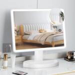 FUNTOUCH XL sminkestükör 88 LED világítással, 10x nagyítás, 360° forgatható