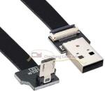  FPV és telefon FPC kábel - USB 2.0 A - Micro USB 5Pin lapos adatkábel