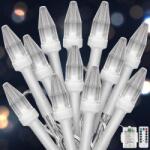 CERIAL karácsonyi tündérfény, 6 m, 60 LED, távirányítós - fehér - 2 db