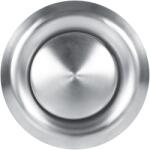 Tbest 125 mm Rozsdamentes Acél Szellőzőrács - Állítható Légáramlású Kör Alakú Szellőzőszelep Falra és Mennyezetre - Dekoratív Szellőzőnyílás