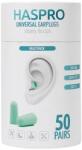 Haspro Habszivacs füldugók Tube50 - menta színben, Haspro (100 darab)