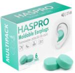 Haspro Szilikon füldugók Mold6 - menta színben Haspro (12 darab)