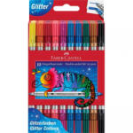 Faber-Castell 17- Filc Faber-Castell kétvégű, csillámos 10 darabos - 151107