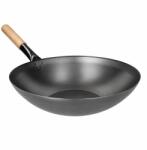 Golden Turtle Acél Wok 15/38cm/ Lapos Aljú (Golden Turtle)