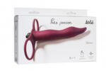 Lola Toys Lola Games Strap-on Dupla penetráció, 10 mód bordó