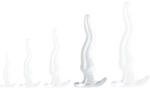 ClearlyHorny Lieps XL - átlátszó anális plug 27 x 6 cm - szexvital
