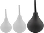 CleanHole Bulbeen Análdouche Szilikon ballon 220 ml fekete 5, 5 cm hosszú műanyag fúvóka