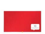 Nobo Panou textil rosu widescreen 40" (898 x 510mm) rama aluminiu NOBO (NB1905311)