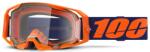  Ochelari atv cross 100% Armatic, lentila clara, culoare rama portocaliu neon (26013812PE) - mxenduro