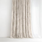 Goldea draperie 100% bumbac - vara indiană 240x150 cm