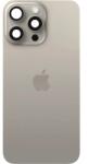  Spate telefon: Capac baterie Iphone 15 Pro Max cu Lentile si Magnet, Natural