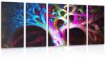 Dovido Tablou 5-piese copac abstract misterios - 200x100