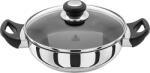 JUDGE Cratita cu capac Judge Vista, otel inoxidabil, 24 cm, 2, 4 l, argintiu negru (HO-J231)