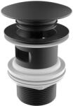 Roca Aqua Ventil click-clack pentru lavoar sau bideu, negru mat (A5054015NB)