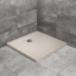 Radaway Cadita dus patrata Radaway Doros C Stone 90x90 cm, bej cashmere (acril aspect piatra) (SDRC9090-01-84S)