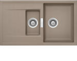 SCHOCK Mono D-150 Chiuveta bucatarie granit Cristadur 86x51 cm, gri (green line twilight) (MOND150TWIL) Chiuveta