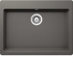 SCHOCK Galaxy N-100L Chiuveta bucatarie granit Cristadur 70x53 cm, gri (silverstone) (GAXN100LSILV) Chiuveta