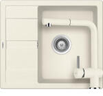 SCHOCK Ronda D-100 Set chiuveta bucatarie granit Cristalite 58x50 cm si baterie Epos Vanilla, bej (vanilla) (SETRD100EEXVANI) Chiuveta