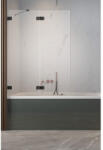 Radaway Essenza Pro Black PND II Paravan cada batant, 130 cm (10102130-54-01R)