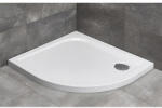 Radaway Cadita dus semirotunda asimetrica Radaway Delos E 90x80 cm (SDE8090-01R)