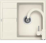 SCHOCK Ronda D-100 Set chiuveta bucatarie granit Cristalite 58x50 cm si baterie Plutos Vanilla, bej (vanilla) (SETRD100PVANI) Chiuveta