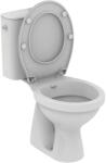Vidima Set Vas WC cu bideu pe pardoseala cu rezervor aparent si capac Vidima Ulysse S 37x64 cm evacuare verticala (W837101)