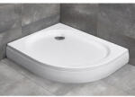 Radaway Cadita dus semirotunda asimetrica Radaway Patmos E 120x90 cm, cu panou inclus (4P91217-03L)