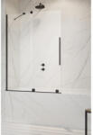 Radaway Furo Black PND II Paravan cada glisant 170 cm, profil negru (10109888-54-01L/10112844-01-01)